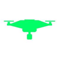 drone ilustrado em um fundo branco vetor