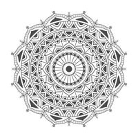 desenho de mandala para colorir vetor