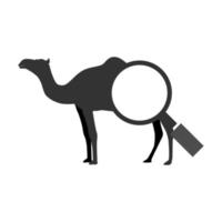 gráfico de vetor de ilustração do logotipo de camelo. perfeito para usar para empresa de tecnologia