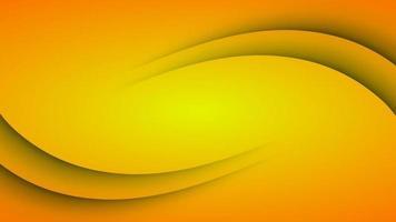 vetor de fundo laranja abstrato de onda