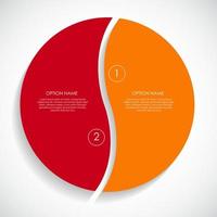 modelos de infográfico para ilustração vetorial de negócios. eps10 vetor