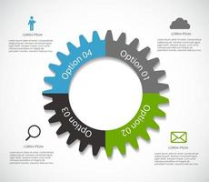 modelos de infográfico para ilustração vetorial de negócios. eps10 vetor