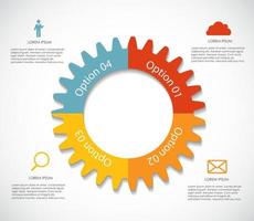 modelos de infográfico para ilustração vetorial de negócios. eps10 vetor