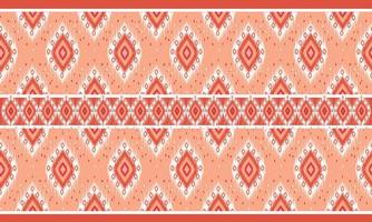 geométrico étnico oriental ikat padrão design tradicional para plano de fundo, tapete, papel de parede, roupas, embrulho, batik, tecido, ilustração vetorial. estilo bordado. vetor