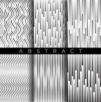 vector design de grade distorcida 3d. paisagem abstrata wireframe. linhas detalhadas em um fundo branco. ilusão de visão. linhas abstratas e pontos formam um belo padrão.