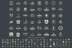 Vintage Retro Vector Logo para banner