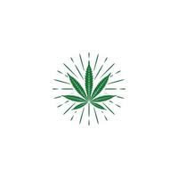 vetor de cannabis, ícone em fundo branco