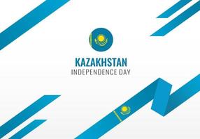 fundo do dia da independência do Cazaquistão para celebração nacional. vetor