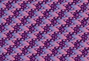 padrão de batik roxo vetor