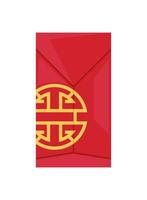 carta envelope chinês vetor
