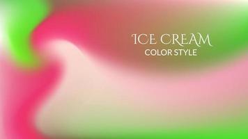 fundo holográfico com estilo de cor de sorvete vetor