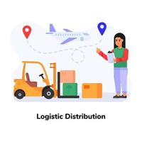 distribuição logística de carga