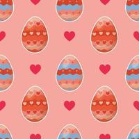 Easter daycolorful easter egg seamless vetor