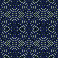 padrão geométrico abstrato com círculos e quadrados. um plano de fundo transparente. textura verde e azul escuro vetor
