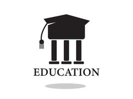logotipo da universidade ou ilustração em vetor conceito educação logotipo. modelo de design de logotipo da universidade.