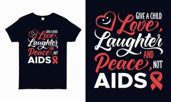 citação positiva sobre design de tipografia de aids para camiseta, caneca, adesivo vetor