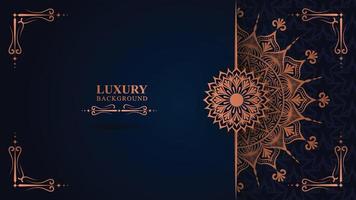 textura padrão floral de luxo e conceito de mandala árabe tradicional, uso para design de bandeira islâmica Ramadã, cartão de visita cartão. vetor
