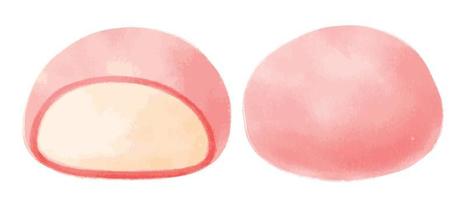 desenhar bonito kawaii japão tradição doce mochi daifuku