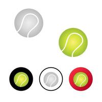 ilustração abstrata do ícone do tênis vetor