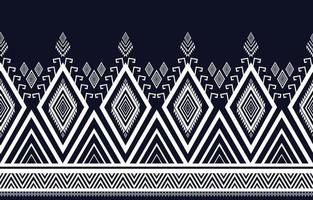 padrões étnicos geométricos design tradicional tribal indígena para plano de fundo, papel de parede, tapete, pano, envoltório, batique, ilustração vetorial de estilo de bordado vetor