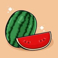 fruta melancia em ilustração vetorial pro download vetor