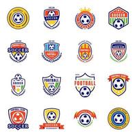 conceitos de logotipo de futebol vetor