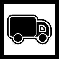 Design de ícone de caminhão vetor