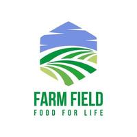 logotipo da fazenda agrícola vetor