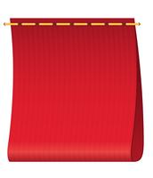 rótulo vermelho para ilustração vetorial de vestuário vetor