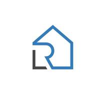 logotipo da empresa de renovação de telhados moderna e sofisticada vetor