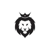 modelo de vetor de design de logotipo de cabeça de leão