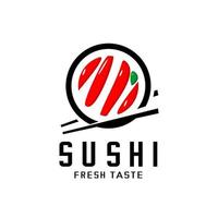 logo sushi resto vetor