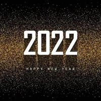 fundo elegante do cartão do feriado de ano novo de 2022 vetor