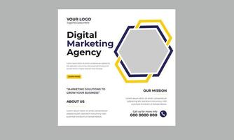 agência de negócios digital profissional editável na moda marketing mídia social pós e design de modelo de banner set.promotion publicidade corporativa anúncios de banner na web histórias folheto cartaz vetor