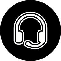 Design de ícone de fones de ouvido vetor