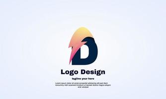 vetor inicial d e resumo do design do logotipo em flash