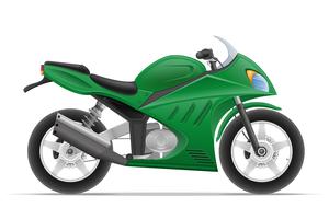 ilustração vetorial de motocicleta vetor