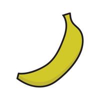 banana fruta vetor linha para web, apresentação, logotipo, símbolo do ícone.