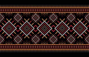 padrões nativos têxteis tradicionais designs de padrão geométrico étnico abstrato para plano de fundo ou papel de parede, tapetes, batik, ilustração vetorial vetor