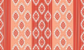 geométrico étnico oriental ikat padrão design tradicional para plano de fundo, tapete, papel de parede, roupas, embrulho, batik, tecido, ilustração vetorial. estilo bordado. vetor