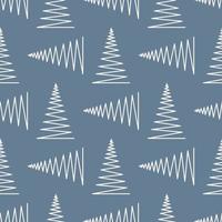 padrão sem emenda com árvores de Natal geométricas. férias de inverno, feliz Natal e feliz ano novo design abstrato do plano de fundo texturizado. papel de parede moderno e elegante. ilustração vetorial. vetor