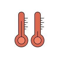 ícone de escala de medição celsius vetor