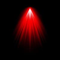 luz do sol lente flare efeito de luz vermelha holofotes ilustração vetorial iluminada vetor