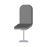 ilustração plana de cadeira vetor