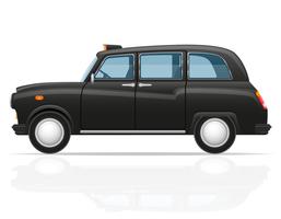 ilustração em vetor táxi carro londres