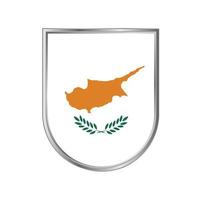 vetor de bandeira de chipre