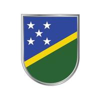 vetor de bandeira das ilhas salomão