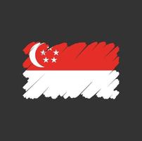 Símbolo da bandeira de Singapura assinar vetor grátis