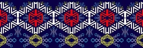 geométrica étnica oriental tradicional pattern.figure tribal bordado style.design para papel de parede, roupas, embrulho, tecido, ilustração vetorial. vetor