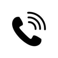 ícone de chamada de telefone vetor